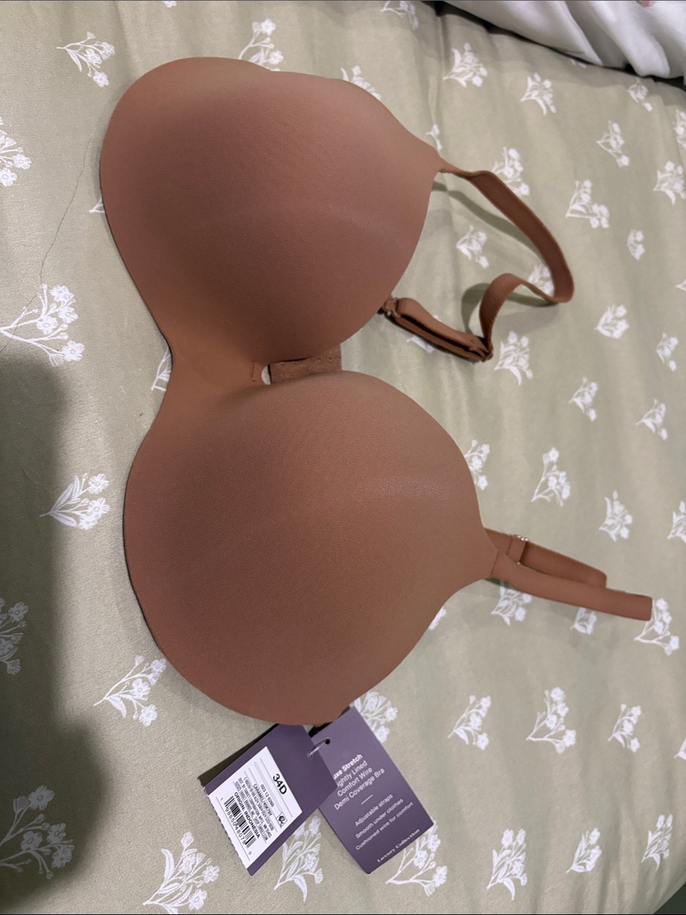 Auden Smooth T-Shirt Bra - Cocoa Brown